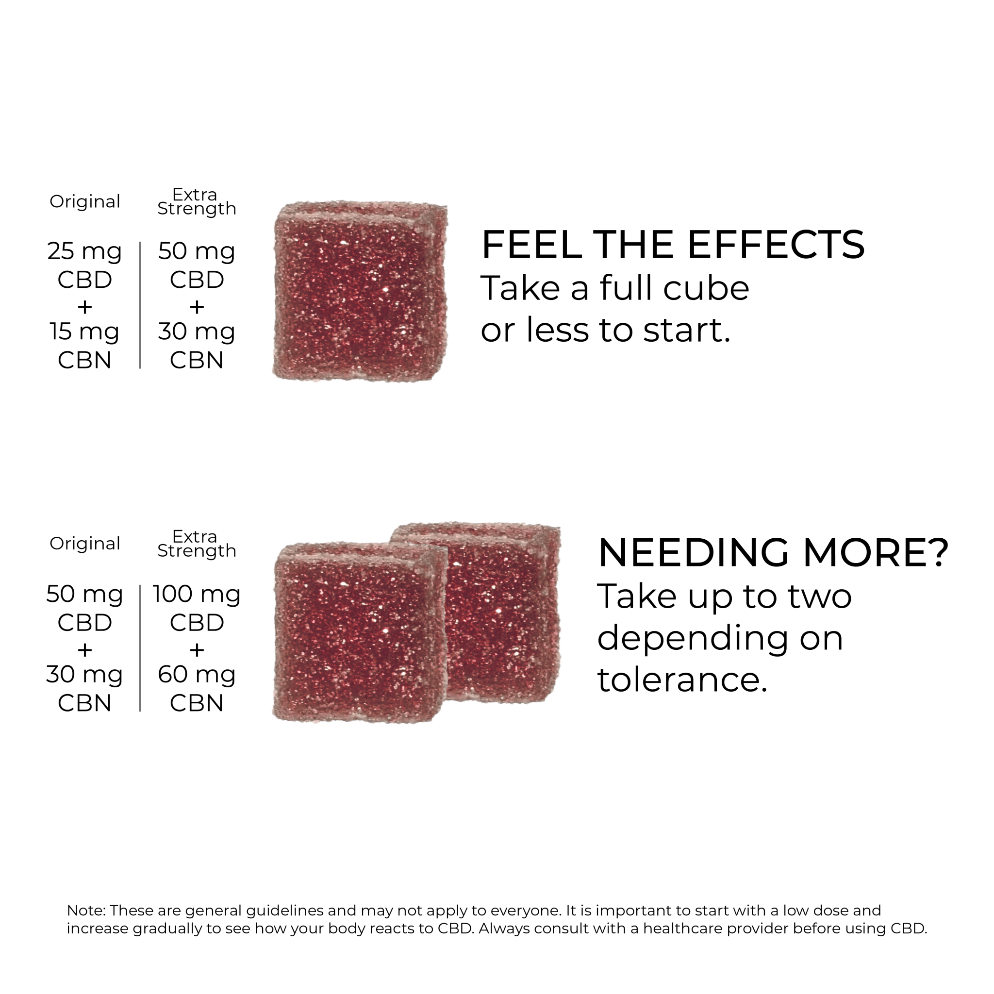 Nighttime CBD + CBN Gummies