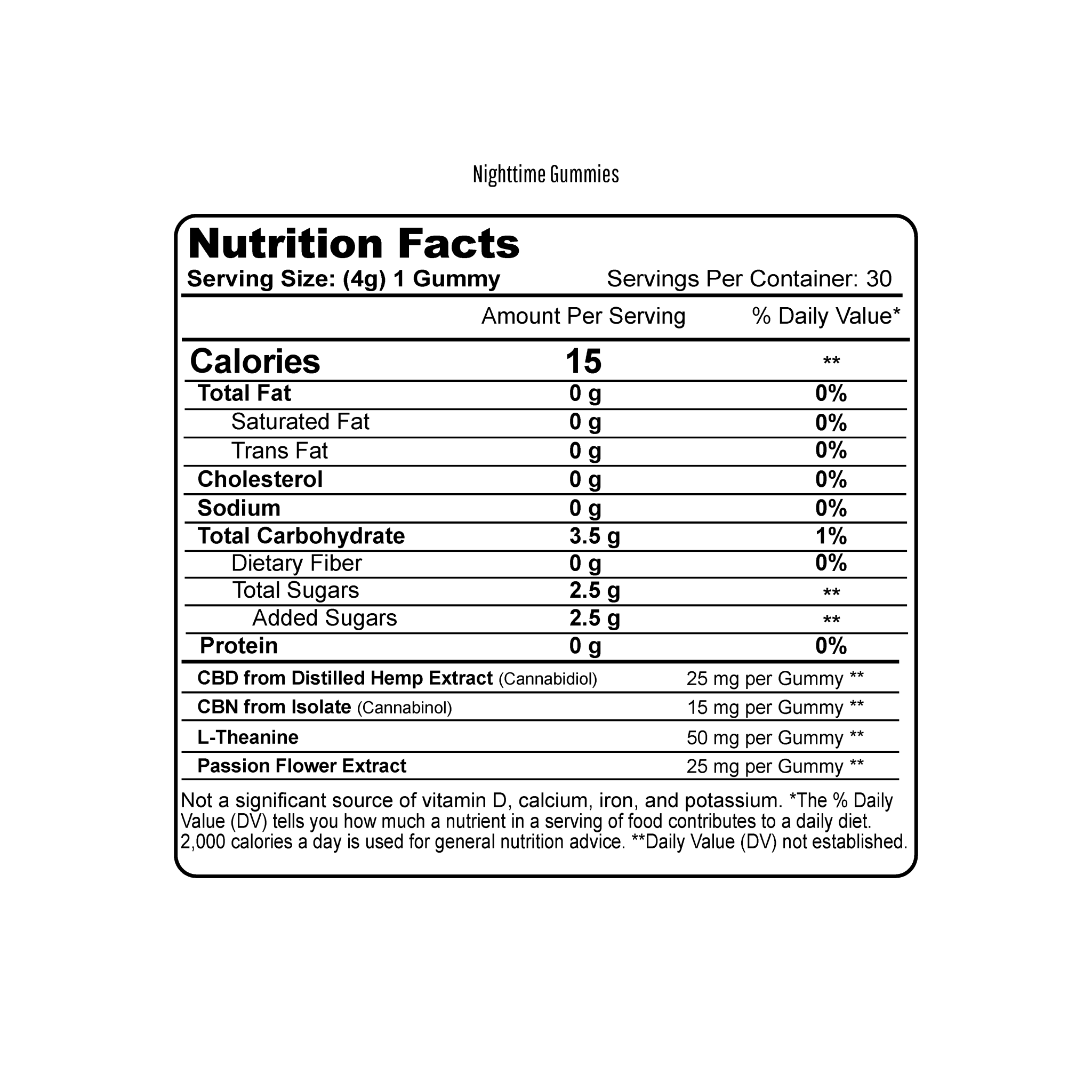 3x Jars of Nighttime CBD + CBN Gummies